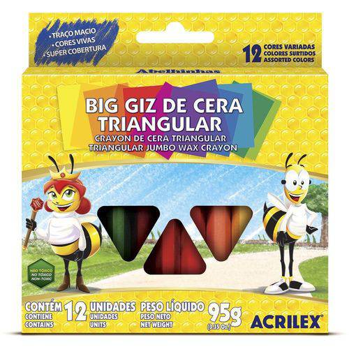 Tilibra - Giz de Cera 12 Cores Académie | Amazon.com.br